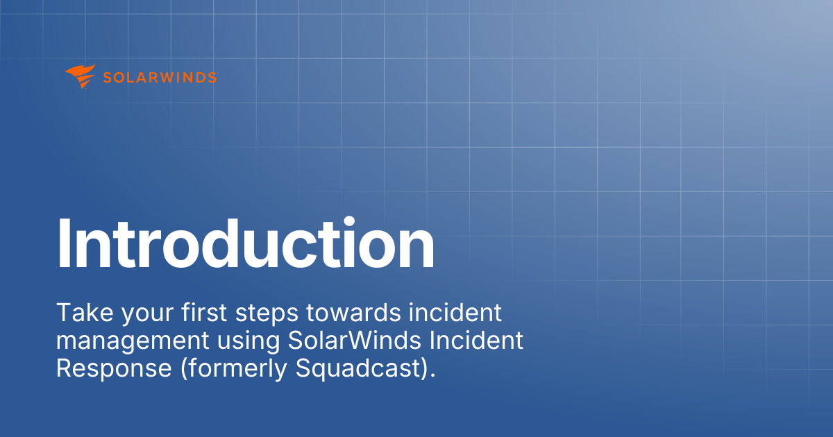 Introduction | SolarWinds Incident Response Support Docs